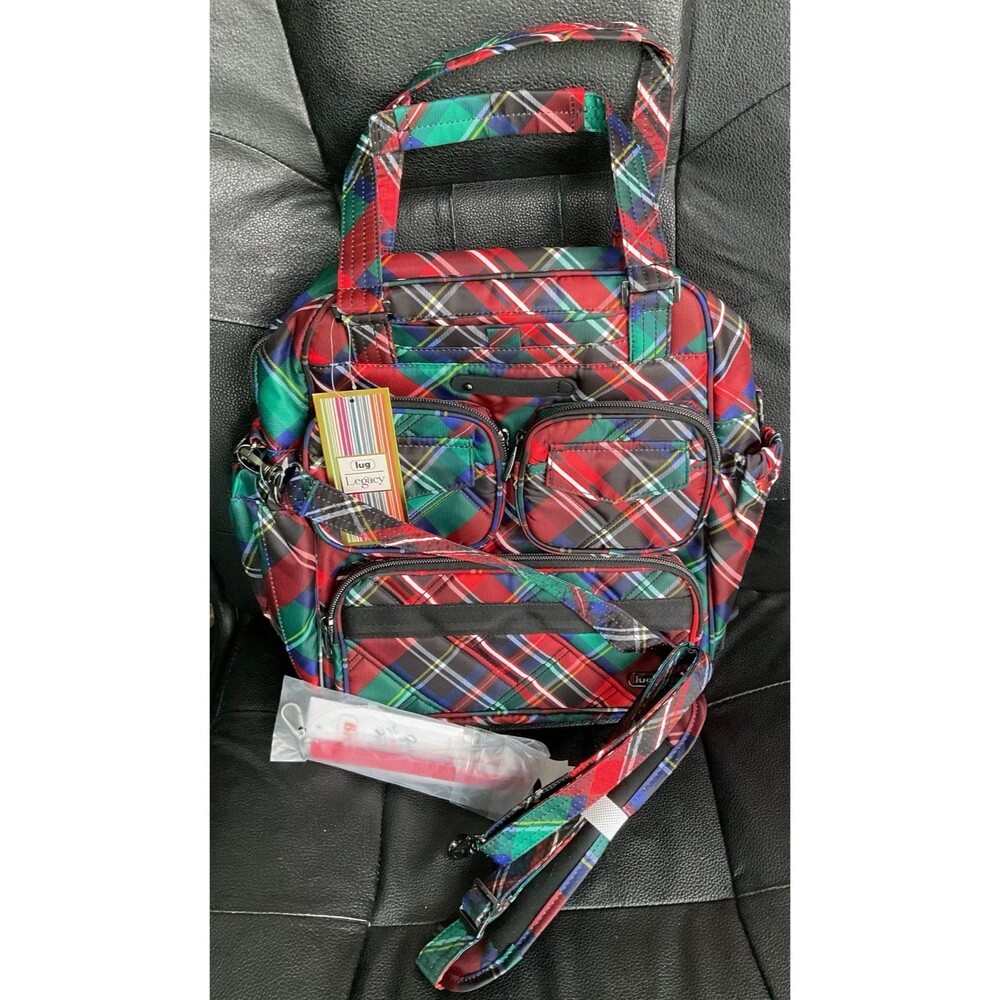 Lug Legacy Mini Puddle Jumper Convertible Backpack/Crossbody Bag Tartan Plaid